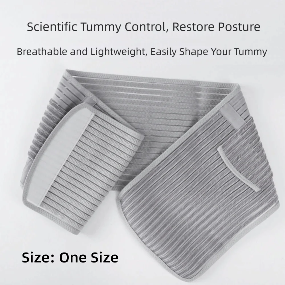Breathable Post Surgery Abdominal Binder Elastic Support Postpartum Belly Band Wrap Belly Binder Recovery Belt Post C Section