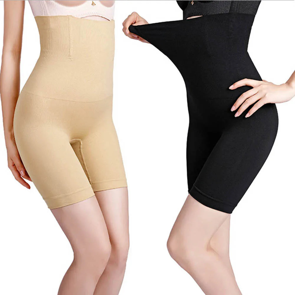 Women Shaper Yoga Shorts High Waist Body Shaper Underwear Slimming Shapewear Tummy Control Knickers Panty Seamless Boyshort