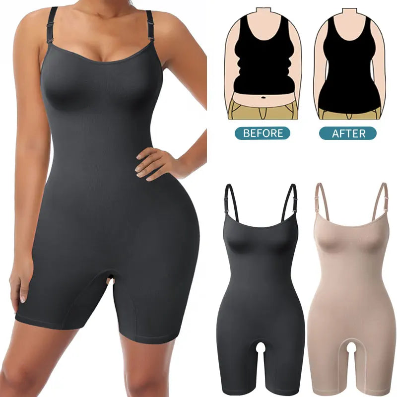 Bodysuit Shapewear Women Full Body Shaper Tummy Control Slimming Wrap Butt Lifter Push Up Thigh Slimmer Abdomen Shapers Corset