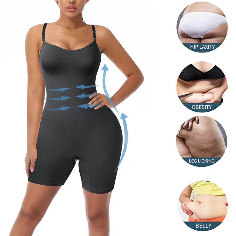 Bodysuit Shapewear Women Full Body Shaper Tummy Control Slimming Wrap Butt Lifter Push Up Thigh Slimmer Abdomen Shapers Corset