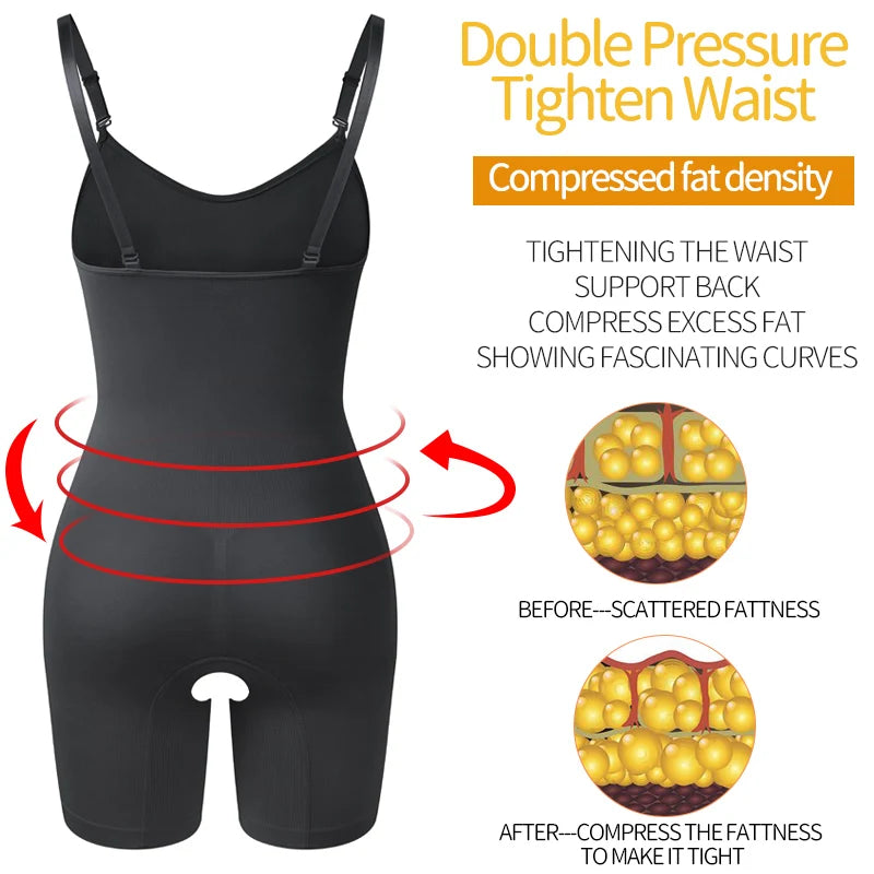 Bodysuit Shapewear Women Full Body Shaper Tummy Control Slimming Wrap Butt Lifter Push Up Thigh Slimmer Abdomen Shapers Corset