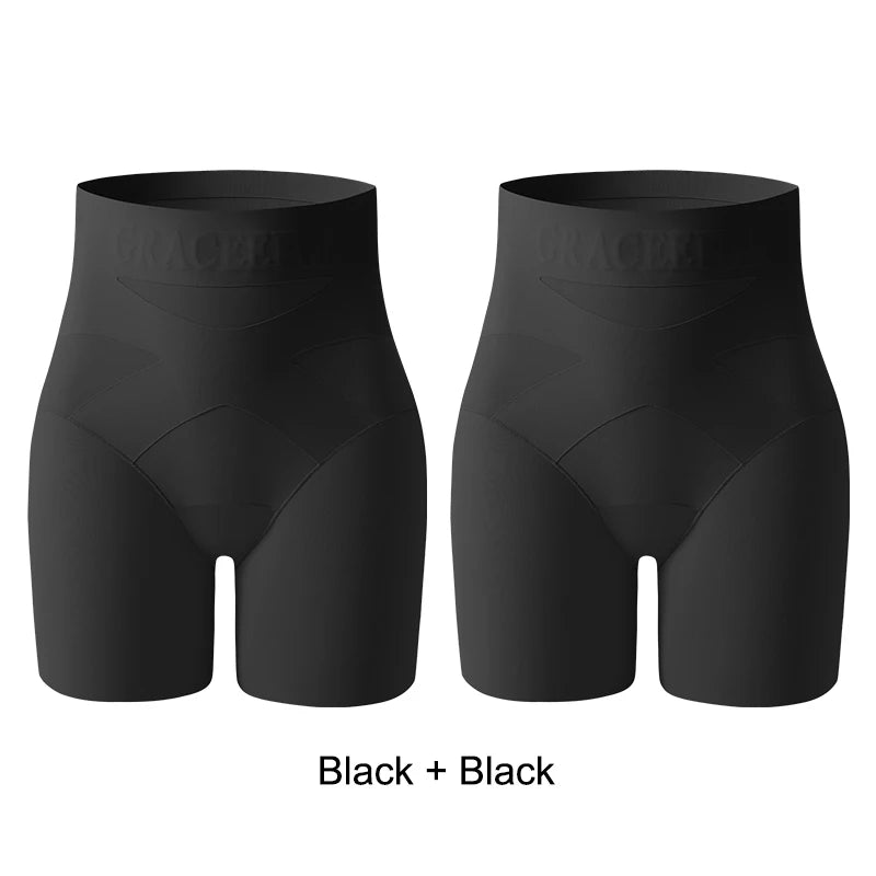Waist Trainer Woman Safety Pants Underwear Women Ice Silk Women's Shapers Fashion Lingerie Boxer Body Shaper Woman Sexy Panties