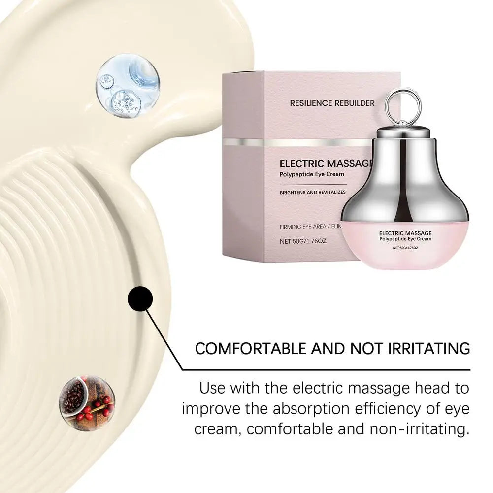 Electric Massage Eye Cream Firming Moisturizing Fades Wrinkles Brighten Skin eye cream Delays Aging Gentle Vibration