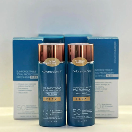 55ml Classic Foundation Colorescience Sunforgettable Total Protection Face Shield Flex SPF50 Sunscreen For FAIR MEDIUM Skin Tone