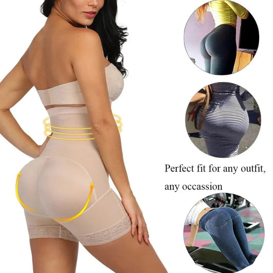 Shapewear Butt Lifter Seamless Women High Waist Slimming Panty Tummy Control Knickers Pant Briefs Ladies Body Shaper