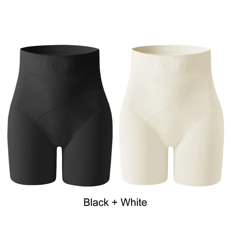 Waist Trainer Woman Safety Pants Underwear Women Ice Silk Women's Shapers Fashion Lingerie Boxer Body Shaper Woman Sexy Panties
