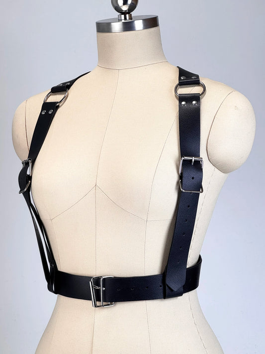 Women Belt Shoulder Strap Belt Shaping Waist Set Chest Harness for Women Fashionable Shoulder Strap