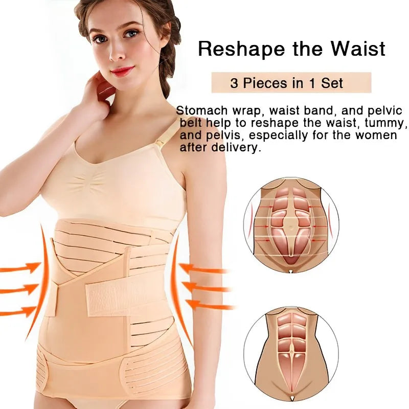 3in1 Corset Postpartum Belly Band Pregnant