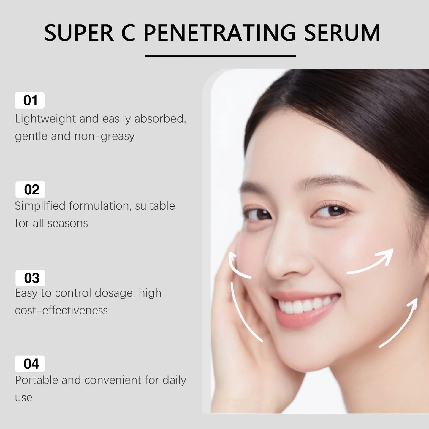 Face Essence Serum For Woman Nourish Smoothing Oil Control Sensitive Skin Pore Shrinking Lifting Firming Face Brightening Serums
