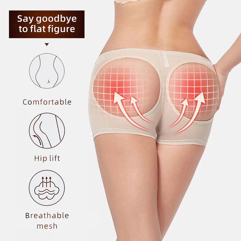 Women Butt Lifter Shaper Panties Body Shaper Wedding Pant Underwear Female Ass Push Up Panty Buttock Open Hip Booty Shorts