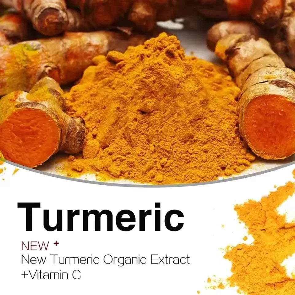 1/2/3pcs Turmeric Toner Face Brightening Dark Corrector Moisturizing Face Serum Vitamin C Ginger Essence Skin Lightener 118ml/pc