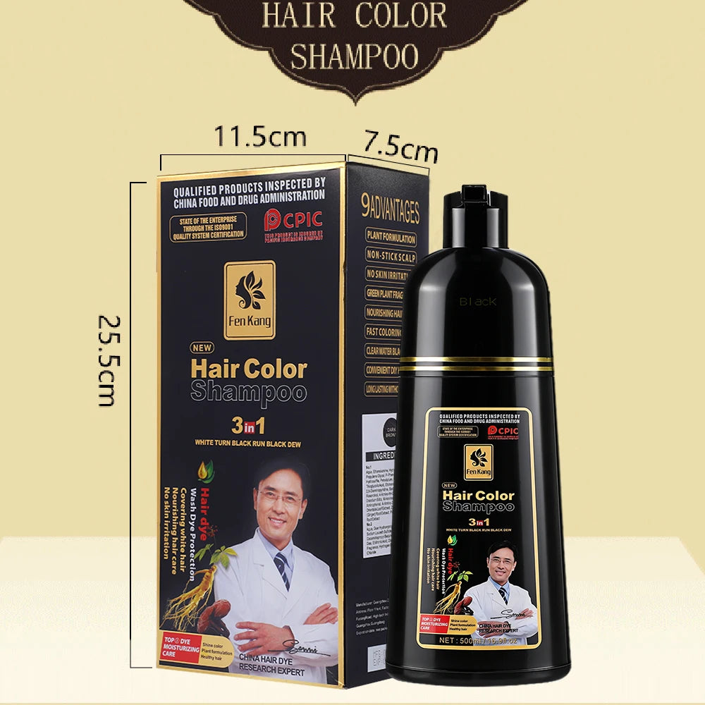 Beverly's Botanical Black Hair Color Shampoo