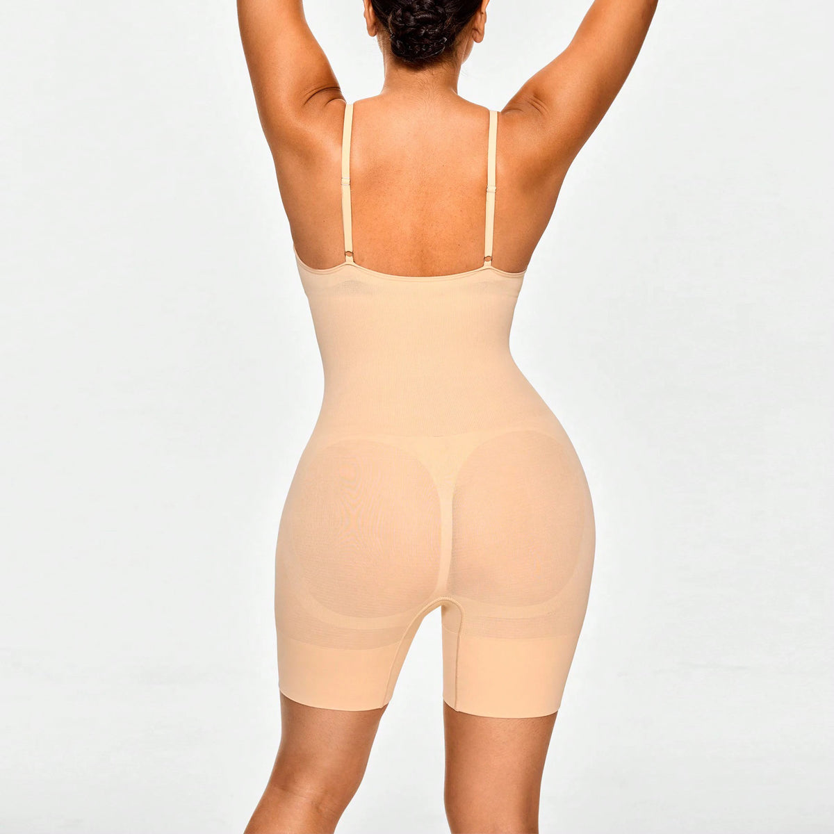 New XS Seamless Shapewear Bodysuit Shorts For Women Body Shaper Slim Waist Tummy Control Nude Open Bust Slimming Bodysuit Shaper