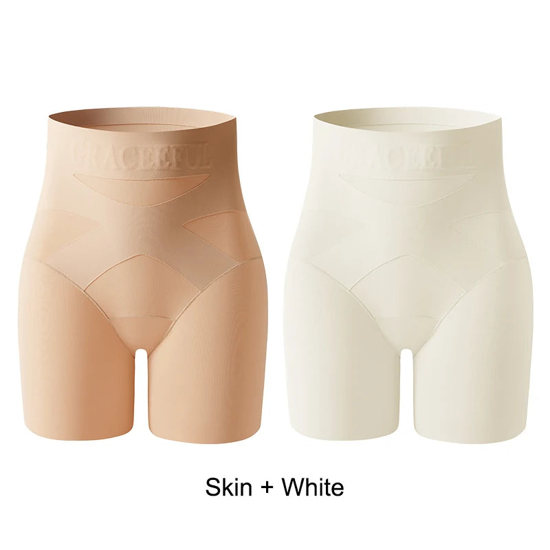 Waist Trainer Woman Safety Pants Underwear Women Ice Silk Women's Shapers Fashion Lingerie Boxer Body Shaper Woman Sexy Panties
