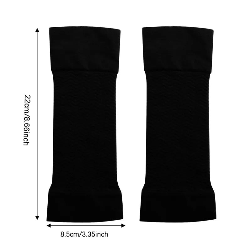 Women Elastic Compression Arm Shaping Sleeves Slimming Arm Shaperwear Mangas Para Brazo Weight Loss Elbow Massager Arm Wraps