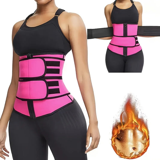 Women Waist Trainer Fitness Sauna Sweat Neoprene Slimming Belt Girdle Shapewear Modeling Strap Body Shapers
