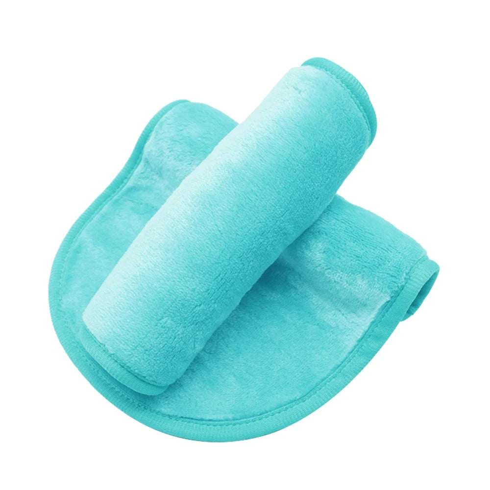 1PCS Soft Microfiber Makeup Remover Towel Plush Puff Cleansing Cloth Pads Cosmetic Tools Beauty Essentials Face Cleaner