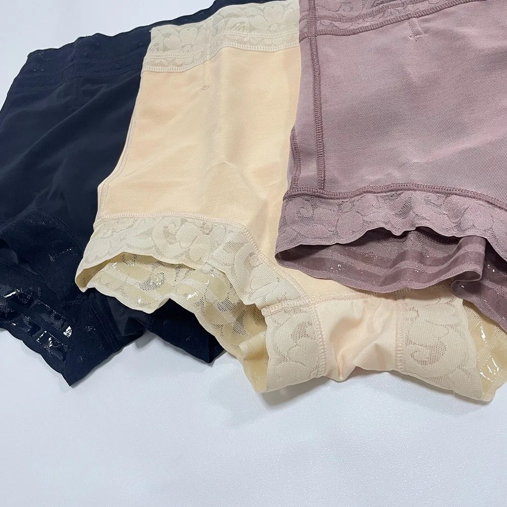 Body Shaper Women Tummy Control Panties Lace Shorts Hourglass Girdles Shapewear Butt Lifter