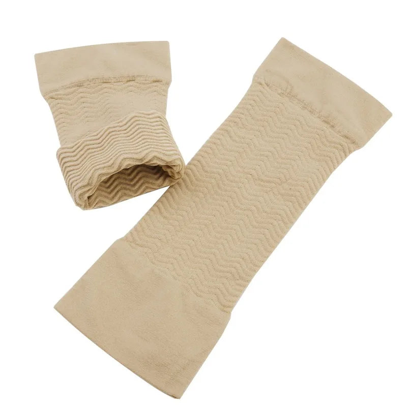 Women Elastic Compression Arm Shaping Sleeves Slimming Arm Shaperwear Mangas Para Brazo Weight Loss Elbow Massager Arm Wraps