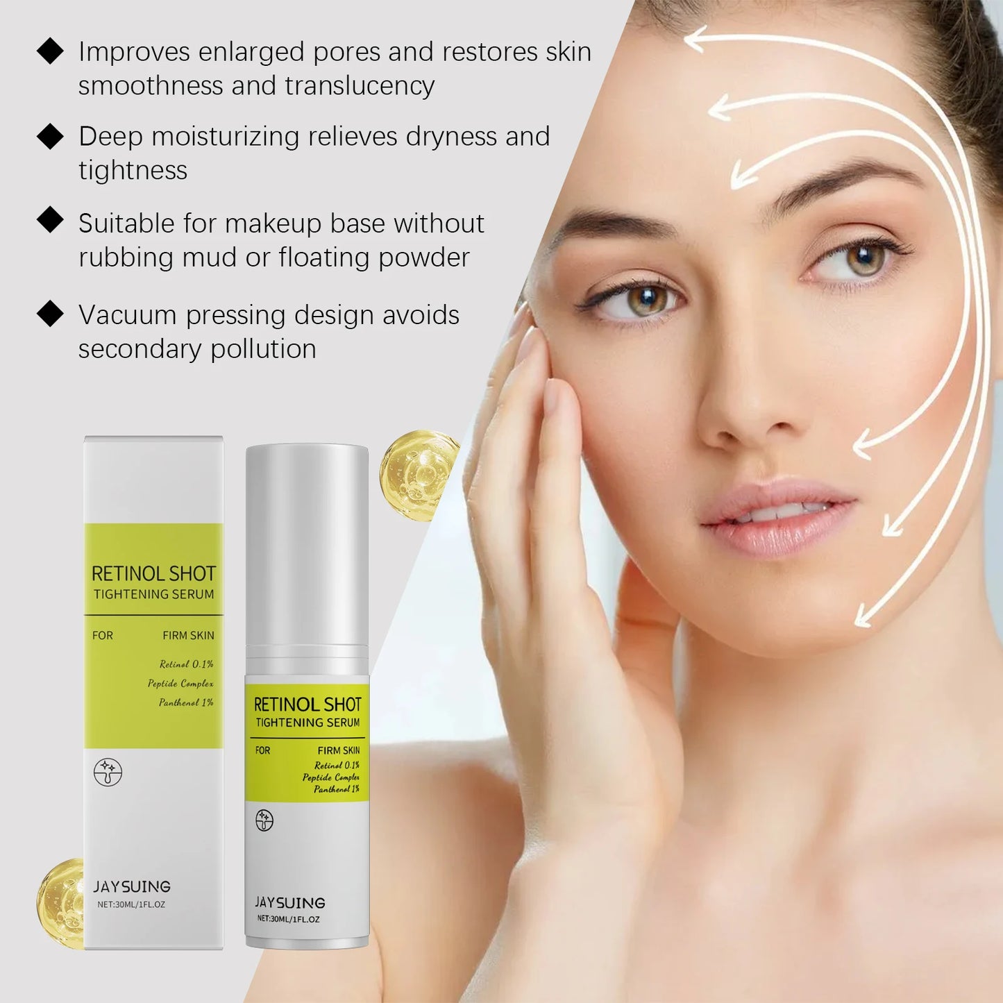 Eye Cream For Anti-wrinkle & Age Retinol Eye Cream Remove Dark Circles Against Puffiness And Bags Hydrate Eye Care Cream
